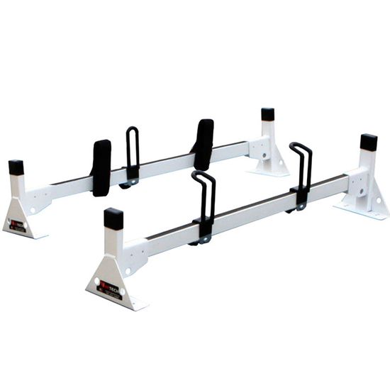 H2166B Black Transit Connect H1 2 bar ladder roof rack Low Profile 42 Bars Steel