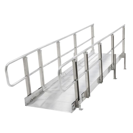 14 Ft Ramp Aluminum 14' PVI Best Wheelchair Ramps & Handicap Ramps | Discount Ramps