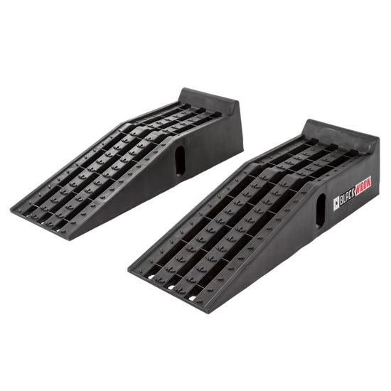 Long Service Ramps Extra-Long Aluminum 2-Piece Car Service Ramps - 3,000 lbs. per axle ...