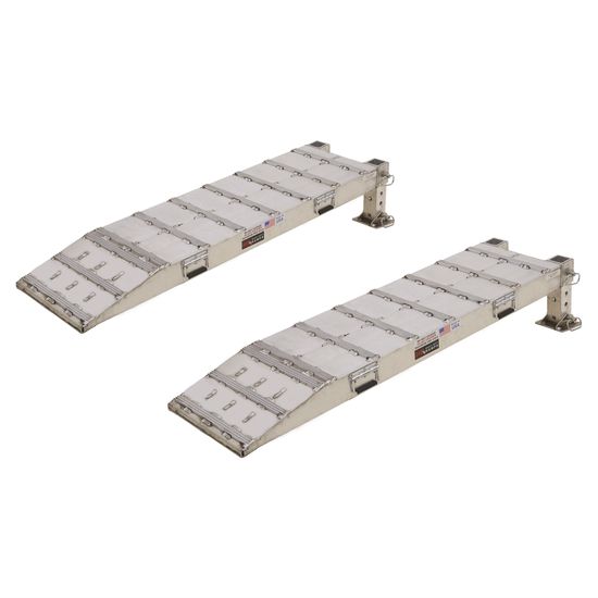 Semi-Truck Wheel Risers for Loading Docks
