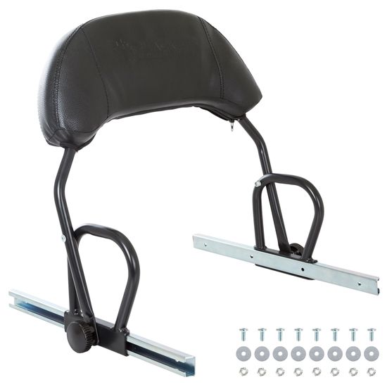 CL-SNO-BACKREST Black Ice Adjustable Snowmobile Backrest