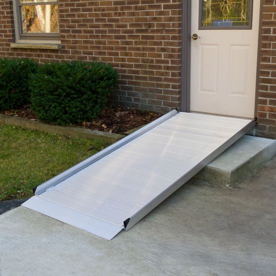 CL-SSG-09 9 L - Silver Spring Aluminum Wheelchair Access Ramp