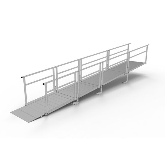 Straight Ramp Silver Spring Silver Spring Clearway 20' Straight Ramp for Entryway | Discount Ramps