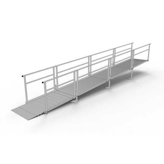 Straight Ramp Silver Spring Silver Spring Clearway 23' Straight Ramp for Entryway | Discount Ramps