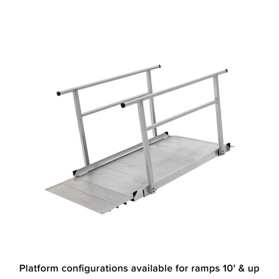 Silver Spring Clearway 4' Straight Modular Ramp | Discount Ramps