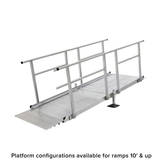Compac 9 Ramp 9' Wheelchair Ramp w/ Handrails, 850 lb Cap, Titan Ramps | Discount Ramps