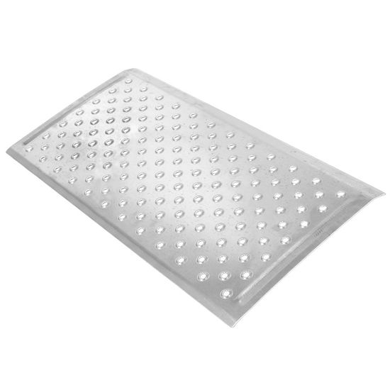 TR3216 16 L x 32 W - Silver Spring Aluminum EZ-Traction Threshold Ramps