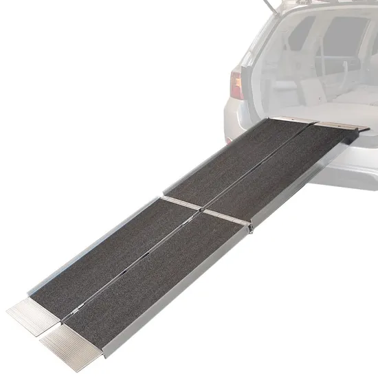 8' EZ-ACCESS SUITCASE Aluminum TRIFOLD Wheelchair Ramp - 800 lbs