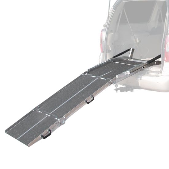 VAN727 7 L PVI Aluminum Multi-Fold Rear Door Wheelchair Van Ramp