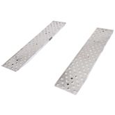 CL-05-15-072-04-HDP 6 L x 15 W - EZ Traction Aluminum Hook End Car Trailer Ramps - 5000 lb per axle Capacity
