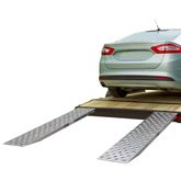 CL-05-15-072-04-HDP 6 L x 15 W - EZ Traction Aluminum Hook End Car Trailer Ramps - 5000 lb per axle Capacity 05-15-072-04-HDP__1
