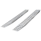CL-05-16-120-04 10 L x 16 W Aluminum Hook End Car Trailer Ramps - 5000 lb per axle Capacity