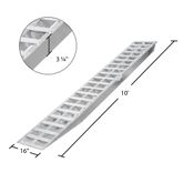 CL-05-16-120-04 10 L x 16 W Aluminum Hook End Car Trailer Ramps - 5000 lb per axle Capacity 05-16-120-04__4