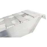 08-16-168-05 14 L x 16 W x 425 H Aluminum Ramps with Hook Ends - 8000 lb per axle Capacity 2