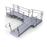 10-4455ST-I Harmar Elevation 10 L-Shaped Modular Ramp with 4 Top Platform - Installation Included