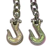 10038-10 10 of 38 Grade 70 Transport Chain with Grab Hooks - 6600 lb WLL 1