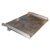 10ATD6060 60 x 60 Bluff Aluminum Dock Board with Welded Aluminum Curbs - 10000 lbs Capacity