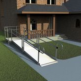 11-55T-I Harmar Elevation 11 Side-Entry Straight Modular Ramp with 5 Platform - Installation Included 7