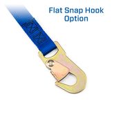 113712 1 x 12 Cam Tie-Down Strap with Flat Snap Hook - Red 1