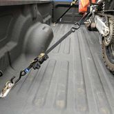 117112 1 x 12 Ratchet Tie-Down Strap with S-Hook - Silver 3