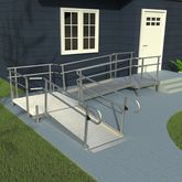 12-4455ST Harmar Elevation 12 L-Shaped Modular Ramp with 4 Top Platform 7