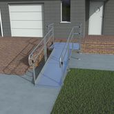 12-55S-I Harmar Elevation 12 Straight Modular Ramp with 5 Platform - Installation Included 7