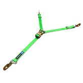 125933 35 to 40 Y-Strap with Twisted Snap Hook - Lime Green