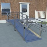 13-55T Harmar Elevation 13 Side-Entry Straight Modular Ramp with 5 Platform 7