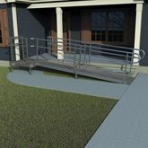 14-55T-I Harmar Elevation 14 Side-Entry Straight Modular Ramp with 5 Platform - Installation Included 7