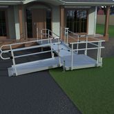 15-55ST Harmar Elevation 15 L-Shaped Modular Ramp with 5 Top Platform 7