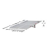 15-84-184-06-MYR 15 4 L x 84 W Aluminum Portable Modular Mini Yard Ramp System  25000 lb Capacity 2
