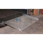 15ATD6030 30 x 60 Bluff Aluminum Dock Board with Welded Aluminum Curbs - 15000 lbs Capacity 1