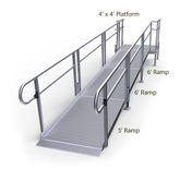 17-44S Harmar Elevation 17 Straight Modular Ramp with 4 Platform 1