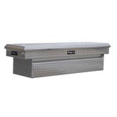 1709420 Buyers Products Diamond Tread Aluminum Crossover Truck Tool Box - 71 W x 27 D x 18 H