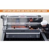 1709420 Buyers Products Diamond Tread Aluminum Crossover Truck Tool Box - 71 W x 27 D x 18 H 7