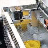 1709430 Buyers Products Diamond Tread Aluminum Crossover Truck Tool Box - 63 W x 20 D x 13 H 4