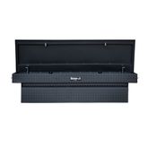 1739420 Buyers Products Matte Black Diamond Tread Aluminum Crossover Truck Tool Box - 71 W x 27 D x 18 H 2