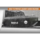 1739430 Buyers Products Matte Black Diamond Tread Aluminum Crossover Truck Tool Box - 63 W x 20 D x 13 H 6