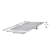 18-101-184-06-MYR 15 4 L x 84 W Aluminum Portable Modular Mini Yard Ramp System  30000 lb Capacity 2