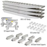 20-16-192-02-02-MLL-4 8 L x 16 W 4 Bunk Load Leveler  4 Ramp System for 16 H Step Deck Trailers - 20000 lb Capacity