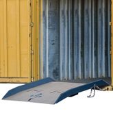 20CR7296 96 x 72 Bluff Steel Shipping Container Ramps - 20000 lb Capacity