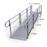 21-44S-I Harmar Elevation 21 Straight Modular Ramp with 4 Platform - Installation Included 1