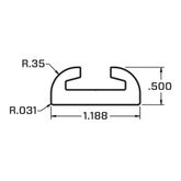 210144 12 VersaTie Surface-Mounted Track with Contour Edge Series 1 1