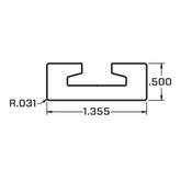 220024 2 VersaTie Recess-Mounted Track with Square Edge Series 2 1