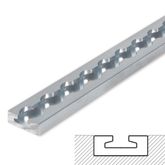 220192 16 VersaTie Recess-Mounted Track with Square Edge Series 2