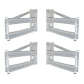 23-18-192-FLAT-BED-Kit-DSSS 16 L x 18 W Aluminum Flatbed Trailer Ramps Double Hangers Steel Skid Seat  23500 lb per axle Capacity 3