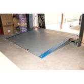 25LD78-5 78 Usable Width 5 Ramp Up Bluff Lo-Dock Leveler - 25000 lb Capacity 2