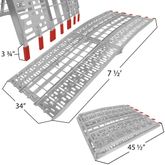 311911-1 Titan Ramps 75 Motorcycle Loading Ramps  - 1000 lb Capacity 4