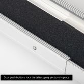 320017 Titan Ramps 4 to 7 Telescoping Aluminum Wheelchair Ramp wBag - 600 lb Capacity 6