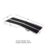 322600 Titan Ramps 6 Multi-Fold Aluminum Wheelchair Ramp - 600 lb Capacity 1